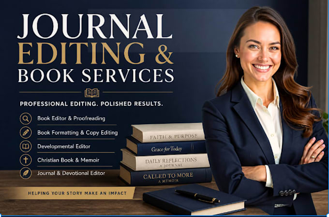 christian book editor proofreading formatting memoir journal devotional editor