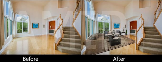 do virtual staging, virtual furniture, virtual renovation services