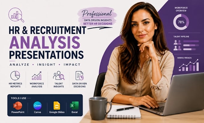 create recruitment presentation design, HR training PPT, talent deck