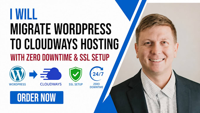 migrate wordpress to cloudways hosting with zero downtime and SSL setup