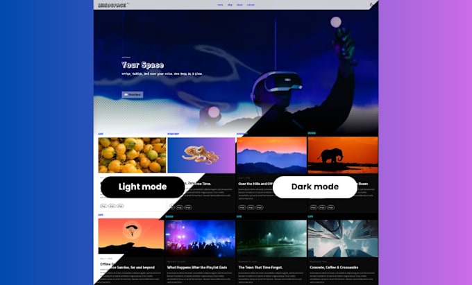build a modern personal blog website with nextjs