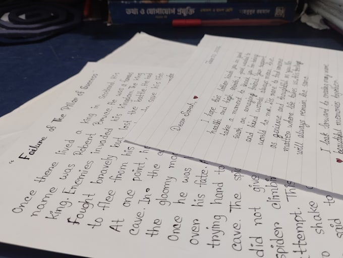 make neat and beautiful handwriting notes