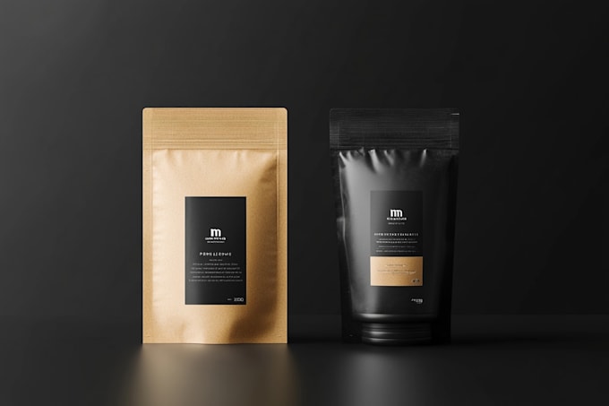 design candle label, stickers, box, and packaging