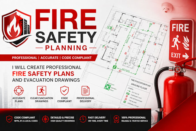 create professional fire safety plans and evacuation drawings