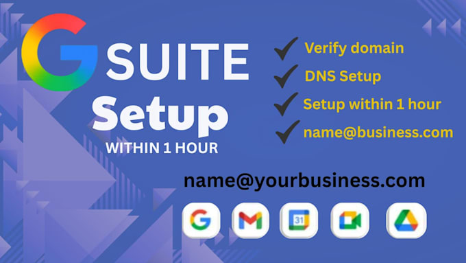 setup or fix g suite, google workspace, and email delivery