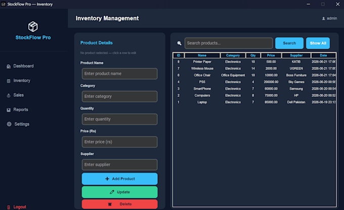 build custom sales and inventory management systems
