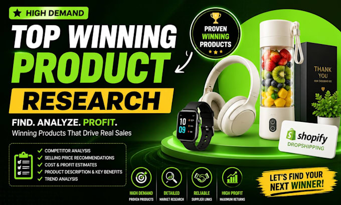 find top winning product for shopify dropshipping store