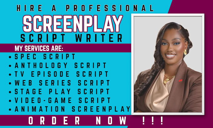 write or edit movie script screenplay TV series screenwriting using final draft
