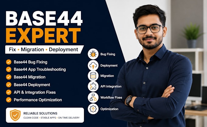 base44 expert fix base44 app base44 migration base44 bug fixing base44 deploy