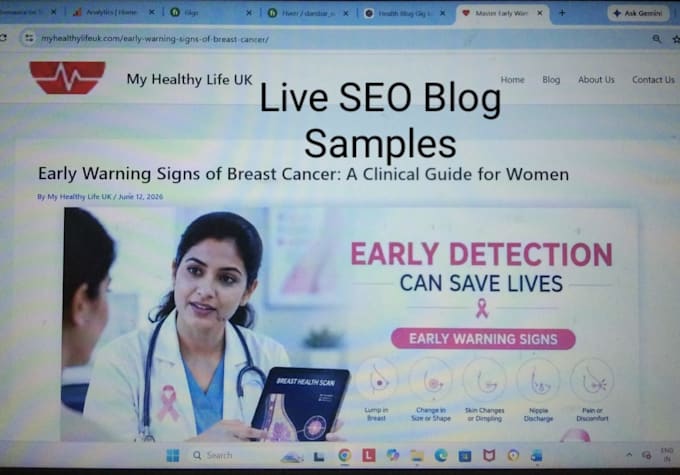 write SEO friendly health and wellness blog articles