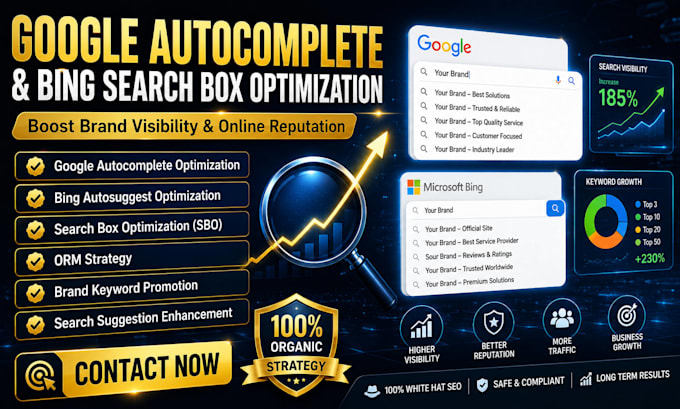 do google autocomplete,search box optimization to rank your keyword in bing