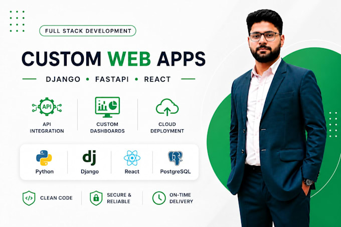 build custom web applications using django and react