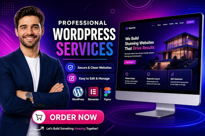 wordpress landing page design with elementor pro and divi theme builder