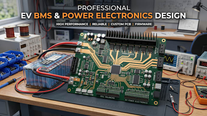 design power electronics pcb for ev bms solar inverter renewable energy systems