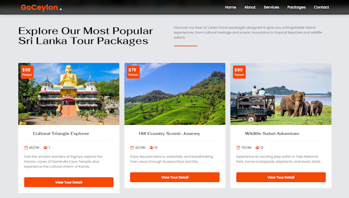 build a modern responsive react landing page