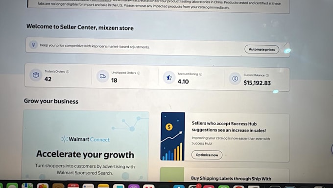 be your walmart virtual assistant and 2 step dropshipping VA