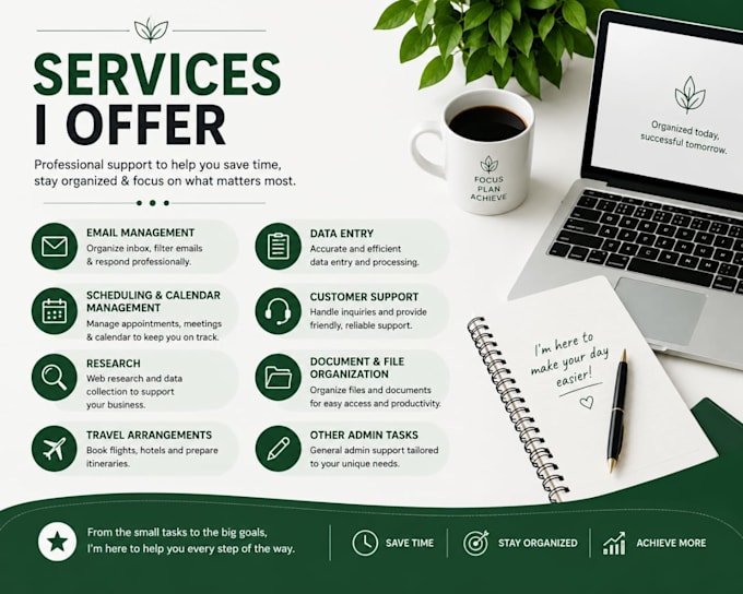 be your executive assistant and expert virtual assistant