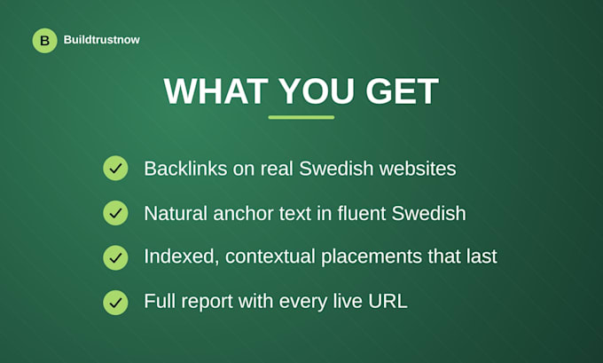 build high quality swedish backlinks for nordic SEO