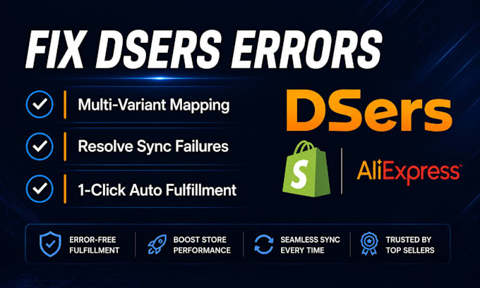fix dsers order errors mapping aliexpress alibaba variants  shopify dropshipping