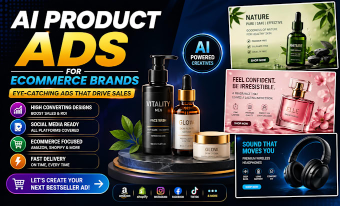 create ai product ads for ecommerce brands
