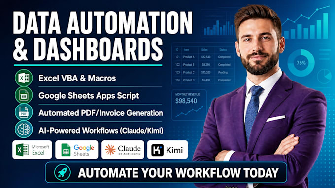 automate your excel google sheets and vba with ai using claude and kimi