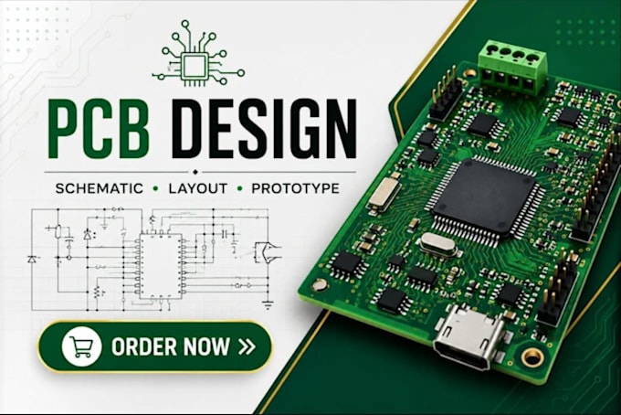 pcb circuit design, schematic, pcb layout hardware development pcb board design
