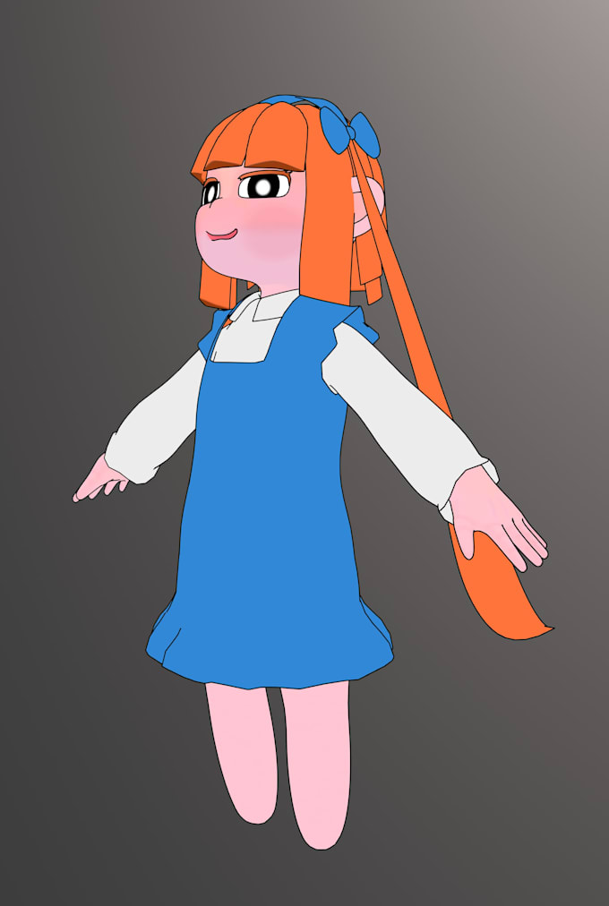 convert a 2d character into a stylized 3d character