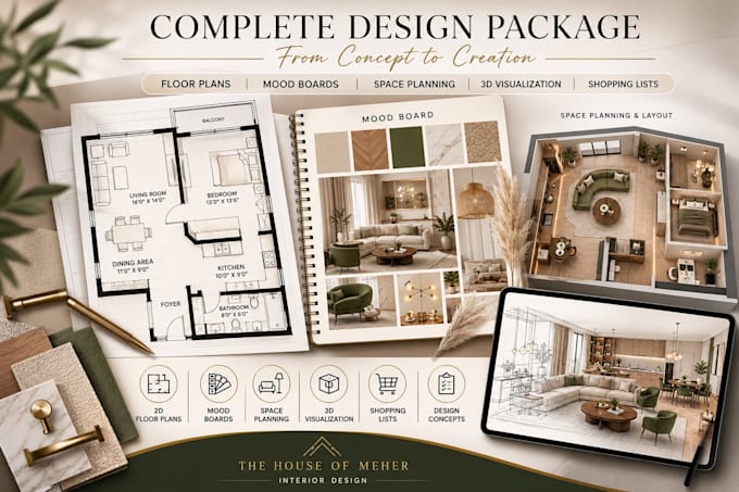 design luxury home interiors with realistic 3d renderings