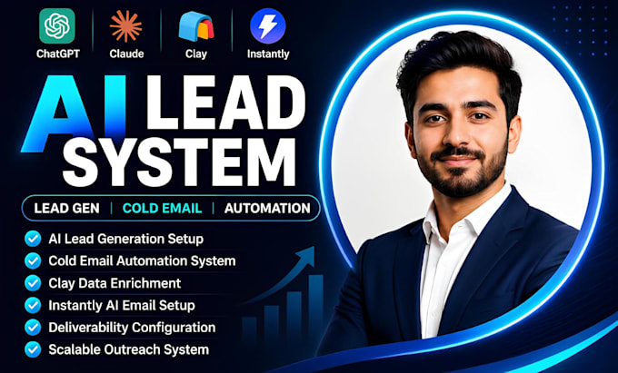 build ai lead generation cold email system using claude chatgpt instantly clay