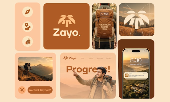 create a corporate brand identity brand style guide and branding kit