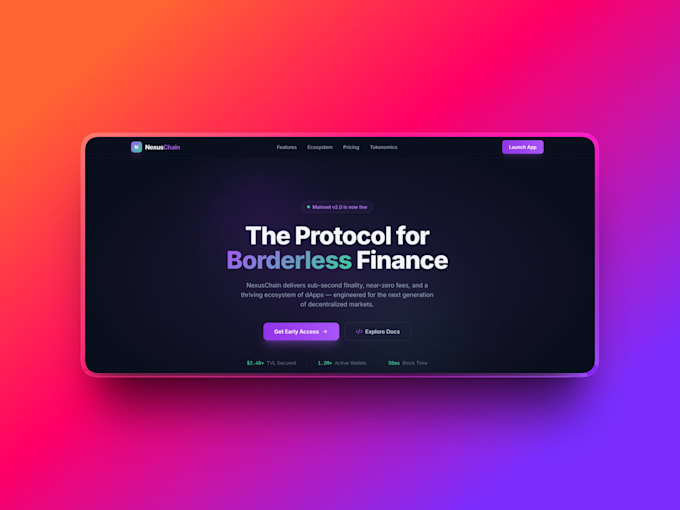 design and code a responsive website using tailwind css