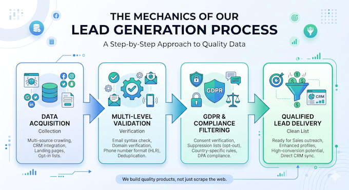 engineer a high precision verified b2b lead list