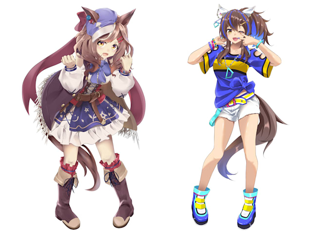 draw highquality full body character