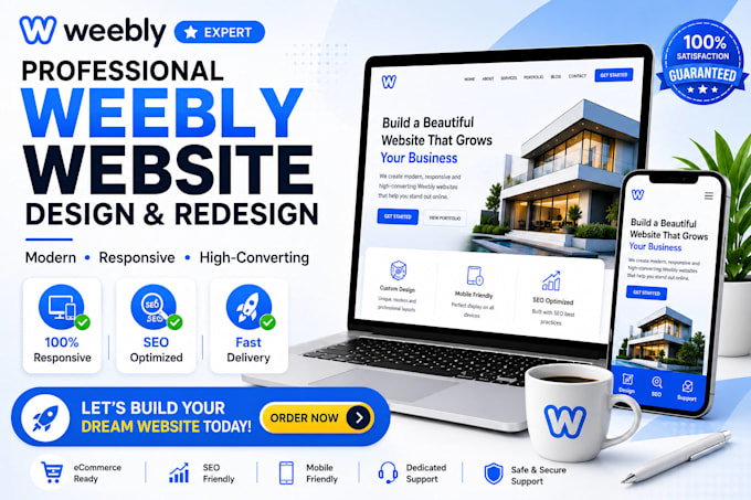 design redesign a professional weebly website
