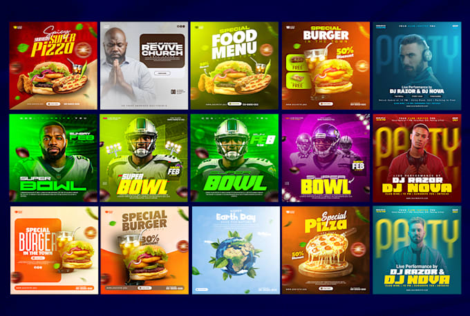 create graphics for facebook, premium creative ad posts, insta post design