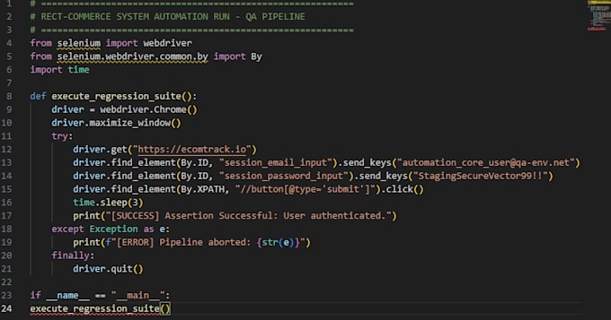 do professional manual and automation software testing