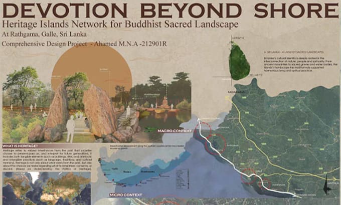 do architectural presentation poster and story board
