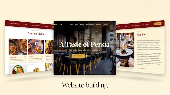 design and develop modern responsive websites