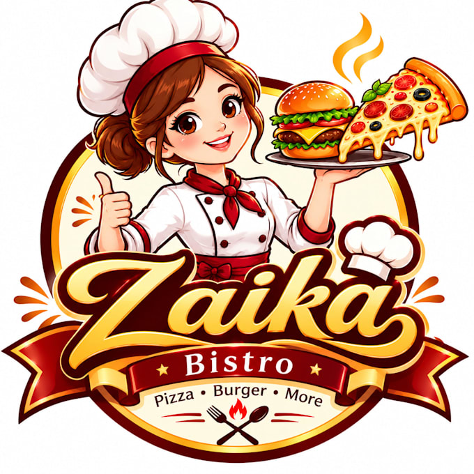 design a modern restaurant logo