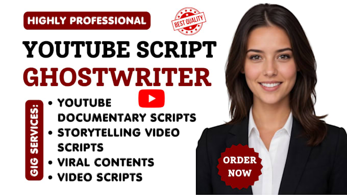 write engaging youtube script video script for documentaries and storytelling