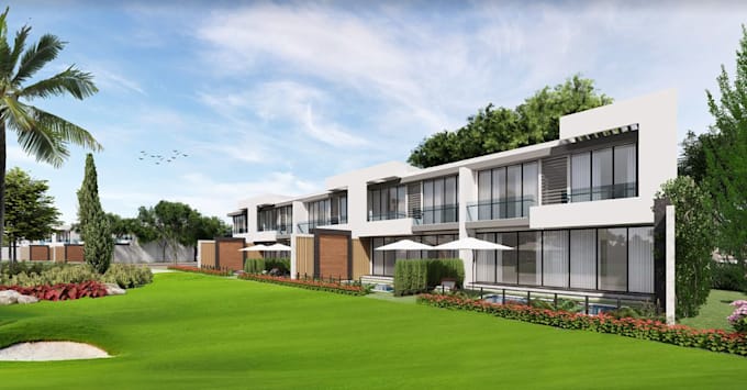 makeover 3d urban landscape garden, ecotourism resort masterplan, cgi hardscape