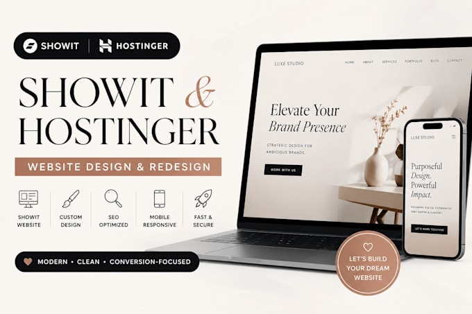 hostinger showit website design showit redesign website hostinger website design