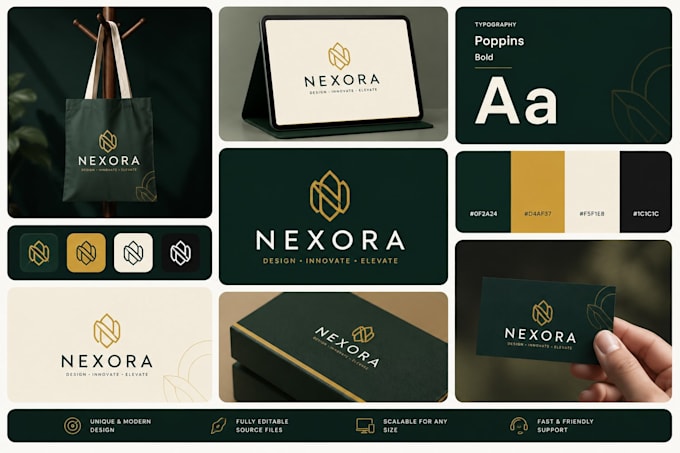 do professional luxury logo design for you
