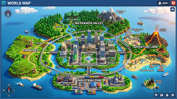 develop full roblox game, roblox map, roblox building, roblox scripter, lua