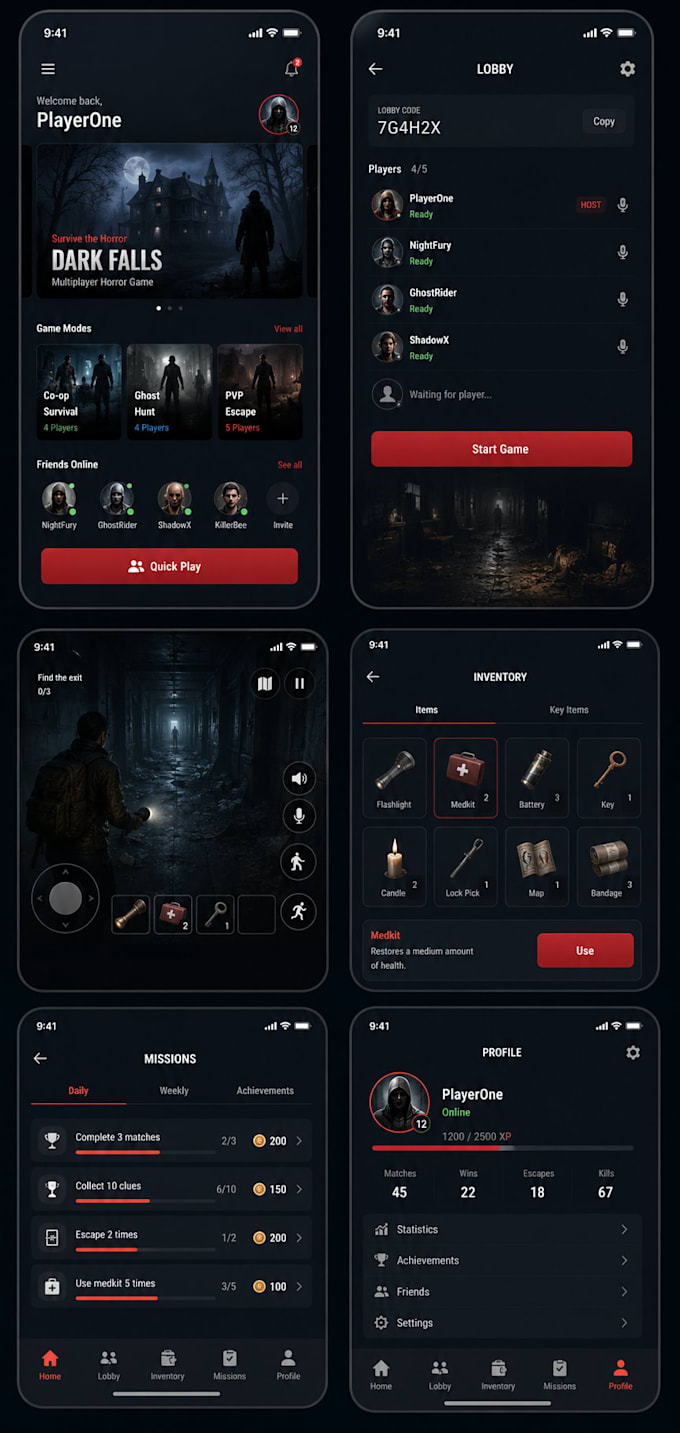 develop multiplayer realistic horror game, survival horror game, zombie shooting