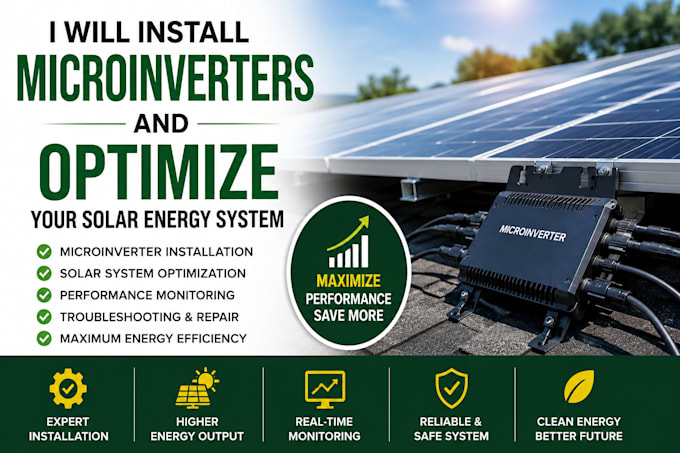 install micro inverters and optimize your solar energy system