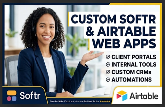 build custom softr client portal and airtable database webapp airtable automatio