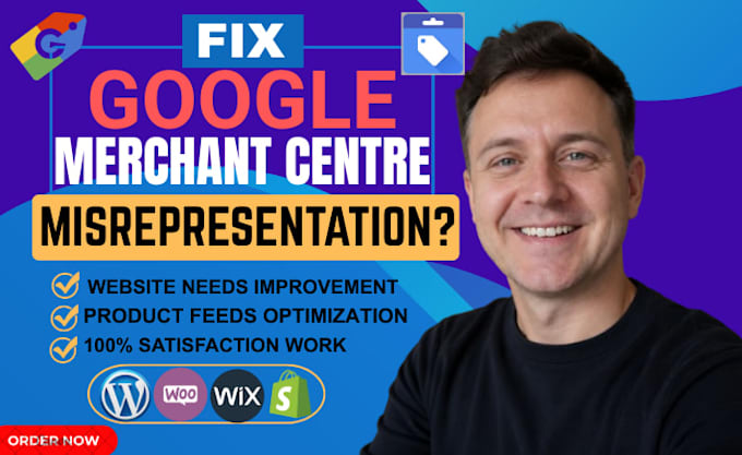 fix google merchant center suspension and misrepresentation