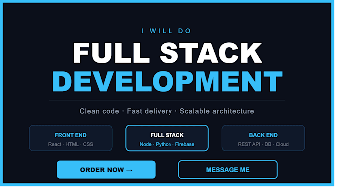 do ai web app, ai software, ai website development as full stack web developer