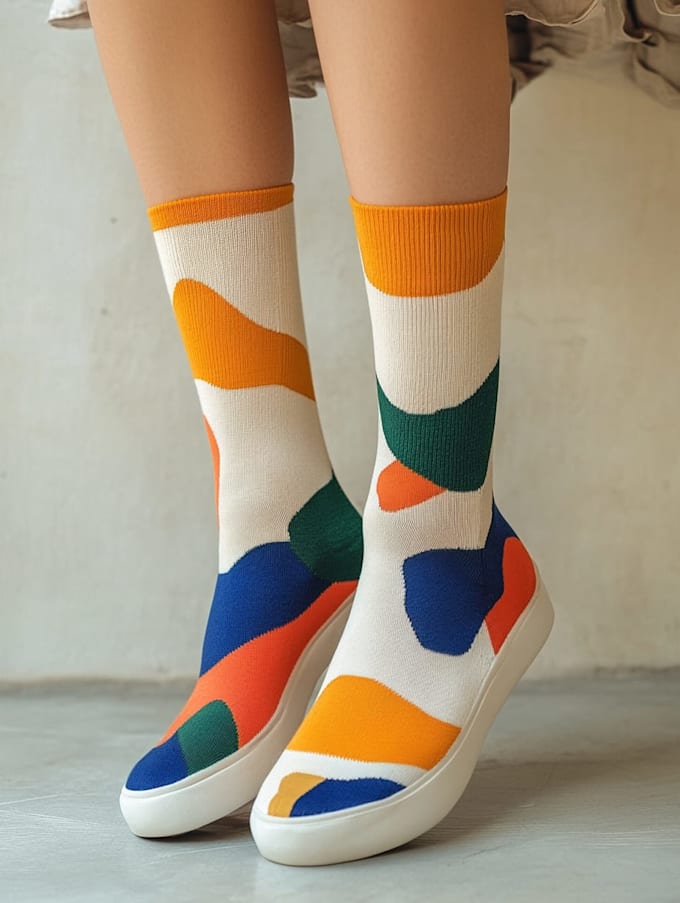 create professional 3d socks designs and realistic mockup